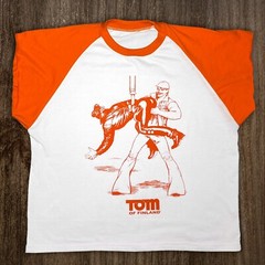 Tom of Finland “HOOK UP” Ringer Tee (QUEER, LEATHER PANTS, KAKE)