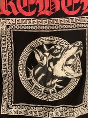 REBEL PUNK ROCK GOTHIC Tshirt HIP HOP VINTAGE DOBERMAN DOG PRINT XL48” Chest 28”
