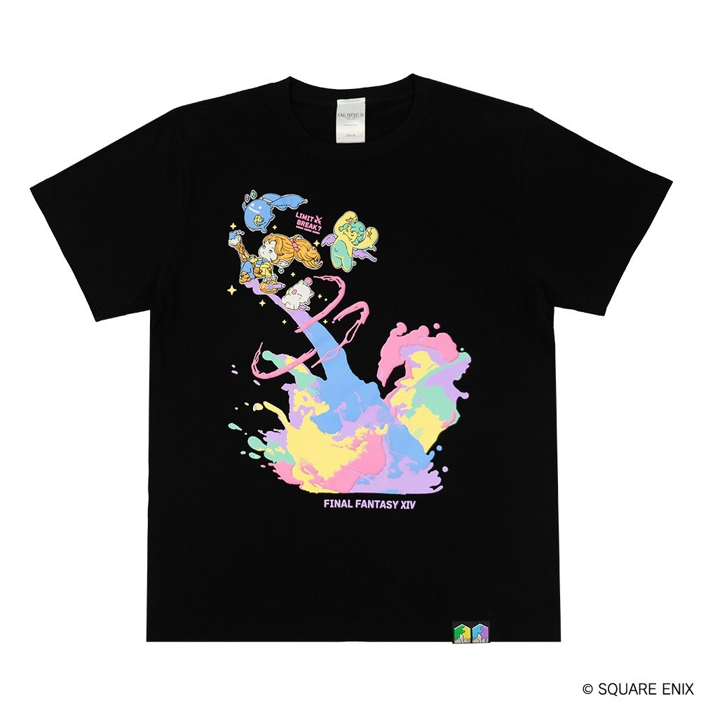 Square ENIX Final Fantasy XIV T-shirt Pictomancer Black Unisex Japan Size: L