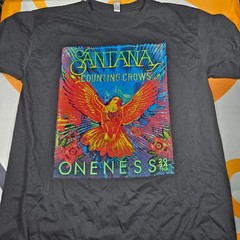 Carlos Santana Counting Crows Oneness Tour 2024 T-Shirt NWOT Multi-Size