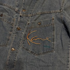 Vintage 90’s Karl Kani Jean Men’s Button Up Tee Shirt XL