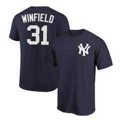 Dave Winfield T-Shirt New York Yankees Player Name and Number Soft Jersey Tee