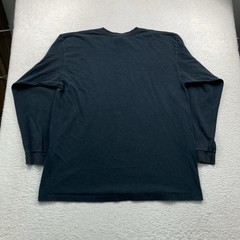 Vintage Nike Center Swoosh T Shirt Men Large Black Long Sleeve Embroidered 90s