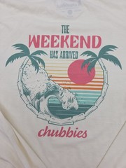 Chubbies Pocket T-Shirt Men Large Longsleeve Graphic Tee.#46873