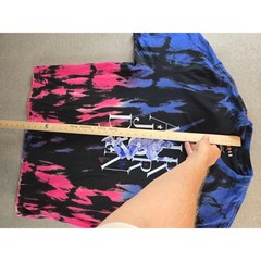 Nike Air Jordan T-Shirt Men Large Black Blue Pink Tie Dye Sport DNA 85 DH8982