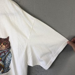 NASA Cats Shirt Mens 2XL White Delta Houston Texas Space Astronaut Graphic Tee