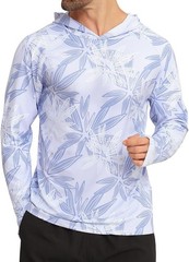 Men’s UPF 50+ Sun Protection Hoodie Shirt Rash Guard Shirt UV Fishing Outdoor