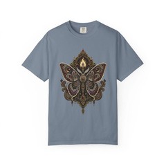 Gothic Paisley Moth Reliquary T-Shirt Graphic