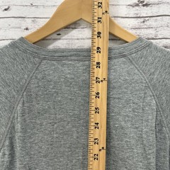 Faherty Henley Shirt Men’s XL Gray Heathered Cloud Cotton Casual Long Sleeve
