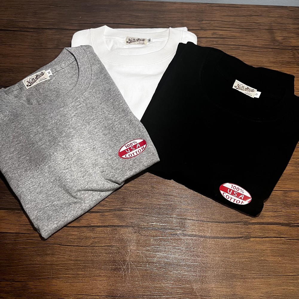 Bronson Non Stock Tubular T-Shirt -M💯% cotton LOT OF 3 Black, White Gray.