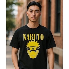 Naruto Shippuden Graphic Tee Mens XL Black Anime Shirt Streetwear
