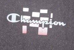 Champion Mens Classic Jersey T Shirt Black Size 2XL