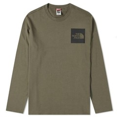 The North Face Fine 2 Tee LS New Taupe Green • M