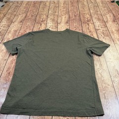 Banana Republic Eco Premium Wash T Shirt Mens Medium Green V Neck Short Sleeve