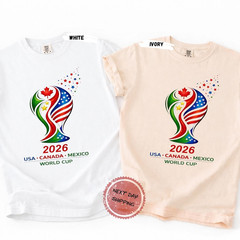 World Cup 2026 Shirt Soccer Cup Football Fan Graphic Tee Sports Tournament Gift