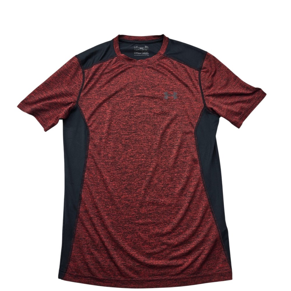 Under Armour Men’s Red Black HeatGear Compression T-Shirt M