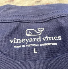 Vineyard Vines Happy Hanukkah Shirt Mens Large Blue Graphic NWT, $49.50 MSRP
