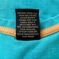 U.S. Polo Assn. Blue V Neck T Shirt Large Cotton Casual Preppy Basic