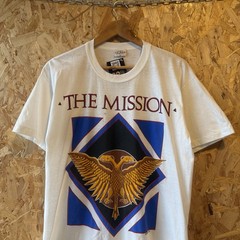 Vintage 1988 the mission live rare White Large Short Sleeve T Shirt