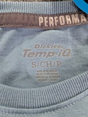 NEW! Dickies Temp iQ Performance Cooling Pocket T Shirt Men’s Size Small Blue
