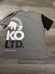 Ecko Unltd. Men’s T-Shirt 2XL Gray White Rhino Pattern