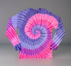 *New* 2XL – Sm Handmade Tie Dye, Pink Violet, Crew or V-Neck