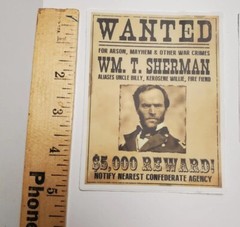 SIC SEMPER TYRANNIS Abraham Lincoln Civil War era poster STICKERS