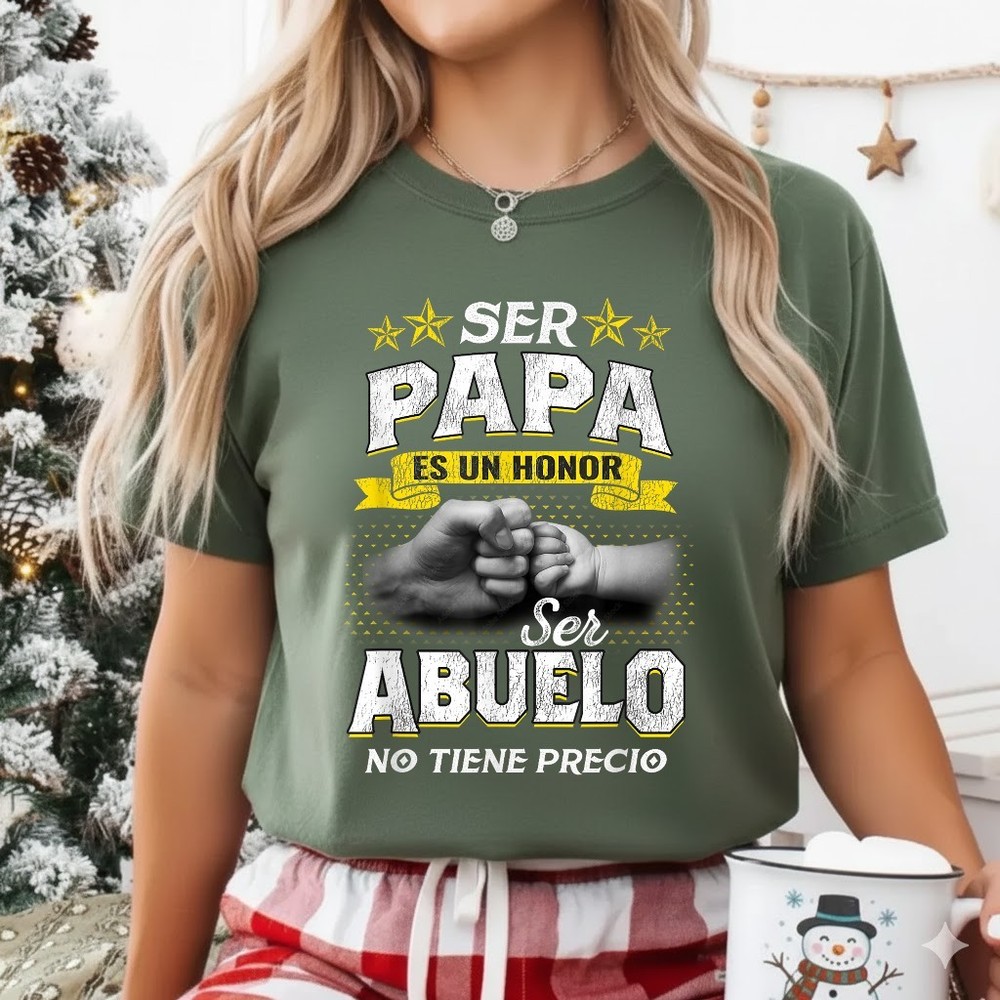 Ser Abuelo No Tiene Precio Being a Grandpa is Priceless T-Shirt