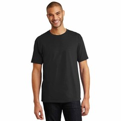 Hanes 5250 Mens Short Sleeve Authentic 100% Cotton Crew Neck Stylish T-Shirt