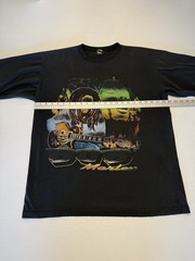 Vintage Bob Marley Reggae Rasta Jamaica T-Shirt Retro size XL Black Rap Tee