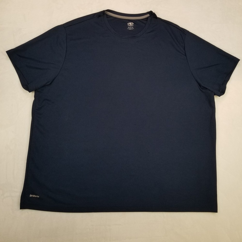 Athletic Works Navy Blue DriWorks Performance Crew Neck T-Shirt Men’s 3XL
