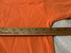 Vintage 90s Two-Tone Orange & Yellow T Shirt Size Large