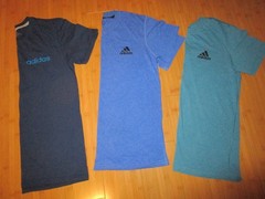 Lot 3 Adidas Men’s Small Tshirts Ultimate 2.0 Go-To Tee Summer Leisure Soft GUC