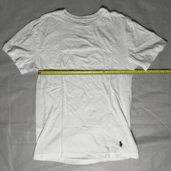 Polo Ralph Lauren Men’s Large White Slim Fit Crew-Neck T-Shirt