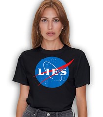 The Earth Is Flat Funny Flat Earth T-shirt Flat Earth Society NASA Lies Shirt