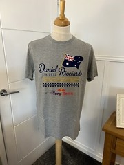 Red Bull Scuderia Toro Rosso 2012 Grey Ricciardo T-Shirt XL F1 Formula One NEW