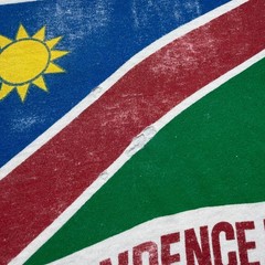Vintage 1990 Namibia Independence Day Flag Freedom Patriotic T-Shirt USA Made XL
