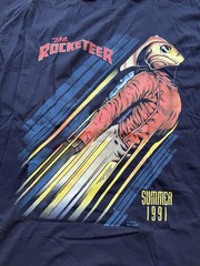 NOS The Rocketeer Vintage Dave Stevens 1991 Movie Promo XL T Shirt