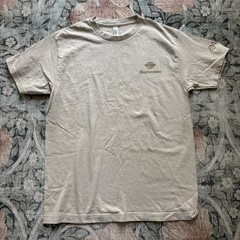 Budweiser Harley-Davidson 120 Year T-Shirt Medium Beige Beer Bikes