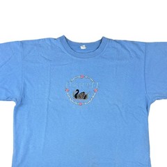 Vintage Perth Australia T-Shirt Big Logo Spell Out Short Sleeve Blue Mens XL