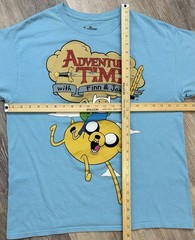 Adventure Time with Finn & Jake Shirt Size Large Cartoon Network Graphic Tee