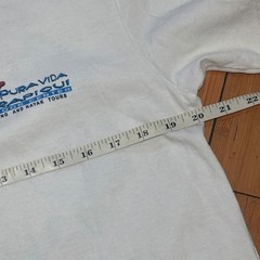 VTG Pura Vida Tucan Tico Costa Rica White T Shirt Sarapiqui Crew Neck Men Sz L