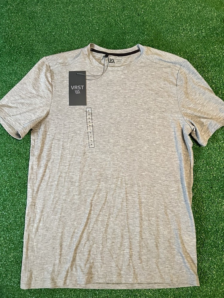 VRST Mens Size Small T Shirt Gray Heather Gym Grey Shirt NWT $38
