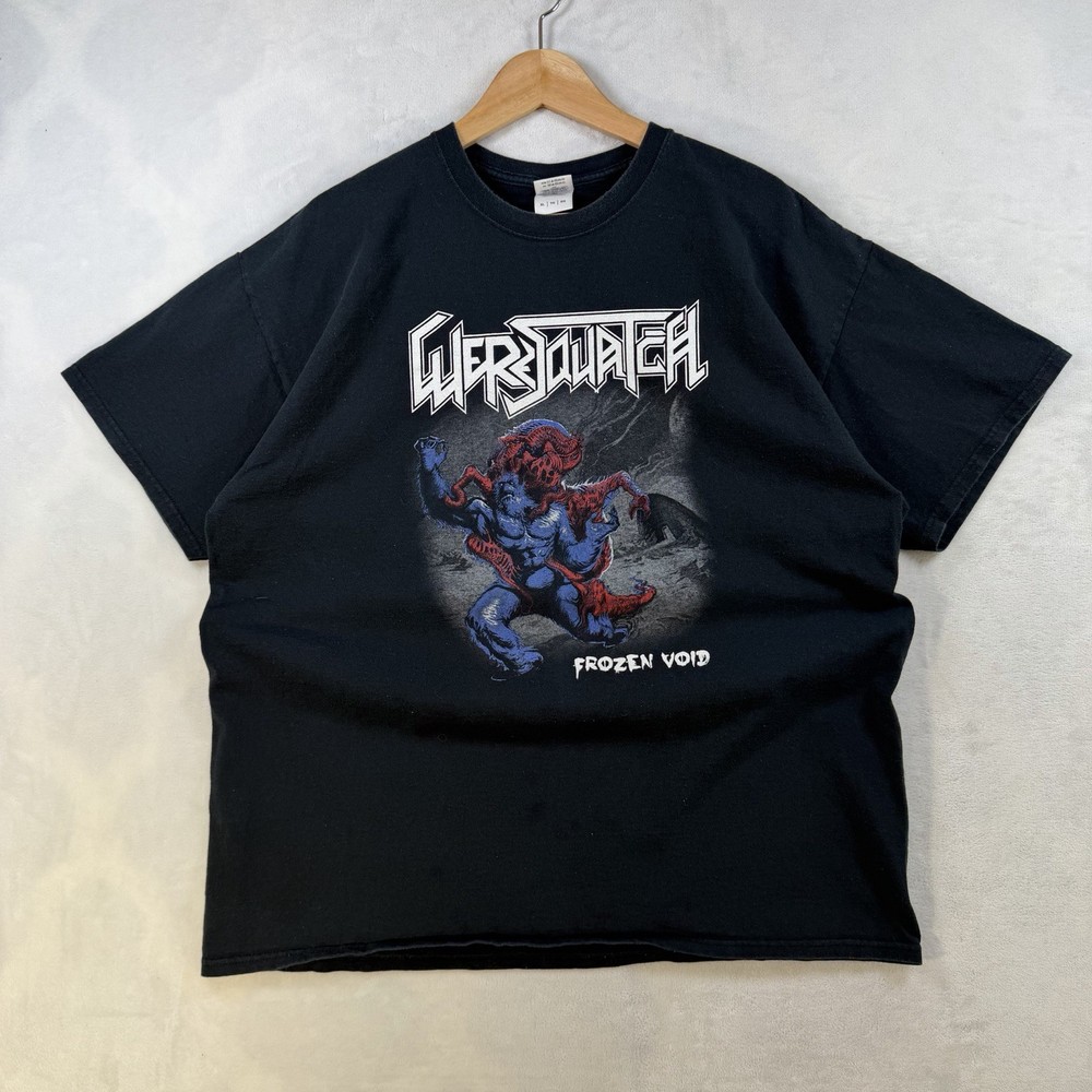 Frozen Void Full Length Album Weresquatch T-Shirt Black Size XL