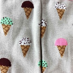 Women’s Premium Comfort Food Socks Novelty Crew Sock Gift Box Ice Cream