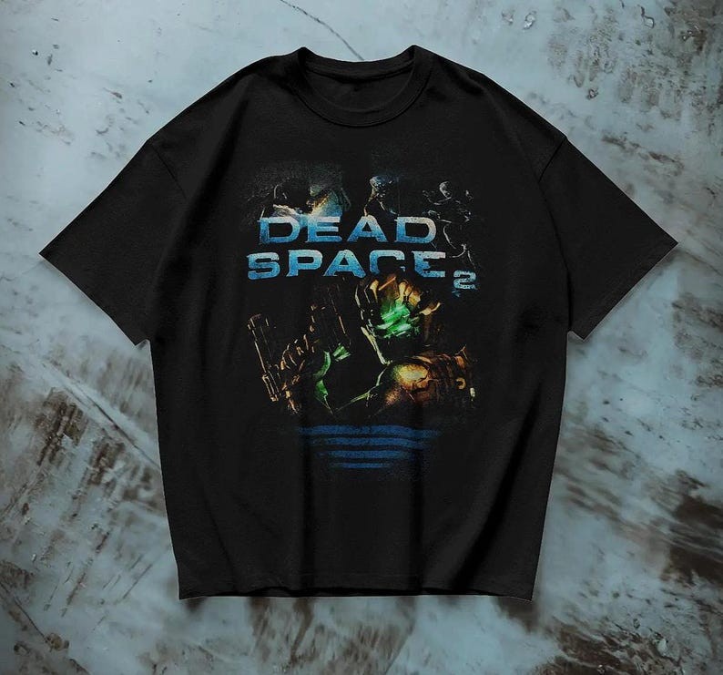 Dead Space 2 Vintage Shirt, Sci Fi Horror Gaming Tee, Retro Gamer Graphic T-Shir