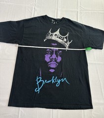 Brooklyn Mint Notorious B.I.G. Graphic Tee Black XL Cotton T Shirt