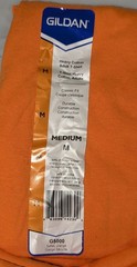 Gildan Unisex Adult Heavy Cotton t-shirt Medium 10-pack Orange Classic Fit G5000