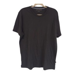 Lucky Brand Mens Black Short Sleeve Crew Neck T-Shirt Size L Lucky You Logo