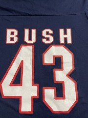 Bush 43 President George W Bush Jersey T-Shirt Gator Adult M Made In USA